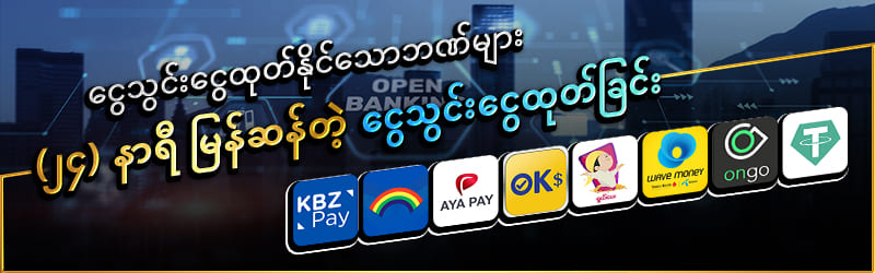 ငွေသွင်းနှင့် ငွေထုတ်စနစ် ဘဏ်များ